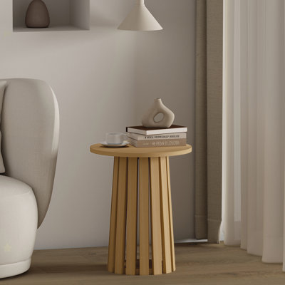 Table de bout en chêne clair