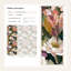 Papier peint floral, art mural moderne