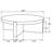 Round Solid Mango Wood Coffee Table