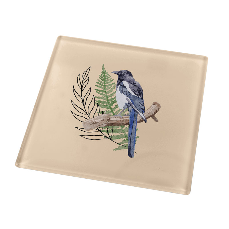 Glass Square 1 Piece Coaster