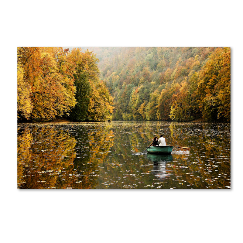 « automne idyll », reproduction de photo sur toile tendue, H 12 po x l 19 po