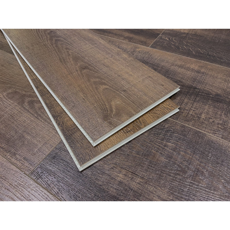 Bellator 8mm Thick 7'' W x 60'' L Vinyl Plank, Bespoke Sepia