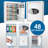 48 Keys Key Cabinet Digital Keypad Wall Safe