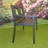 Modern Black 45 Inch Outdoor Bench with Durable Powder Coated Steel Construction-2112309529