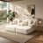 Velours côtelé beige et blanc est en rupture de stock