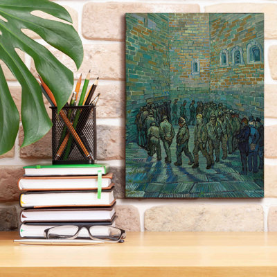 «The Prison Courtyard» par Vincent Van Gogh, estampe numérique sur toile