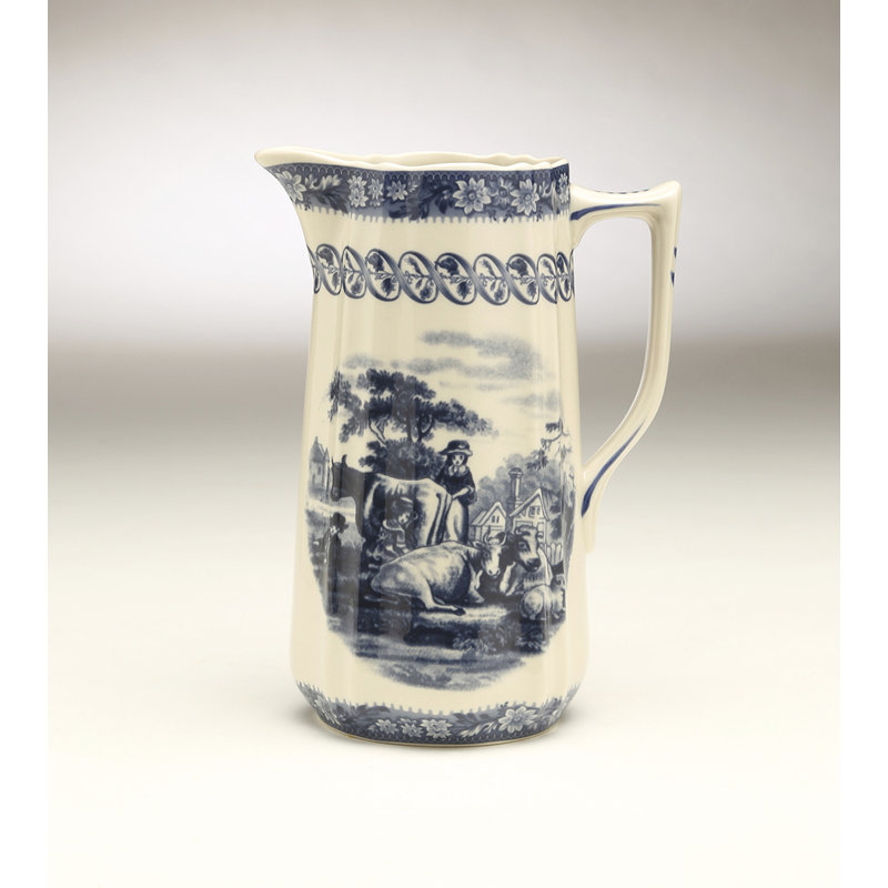 Pichet 40 oz en porcelaine décorative Krout