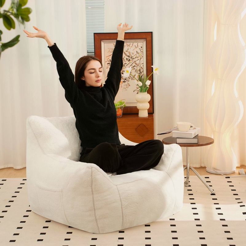 Fauteuil à billes pour adultes avec accoudoirs