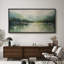 «Abstract Landscape Mountain Lake Impressionist Nature Scene», reproduction encadrée-111568130-96074498