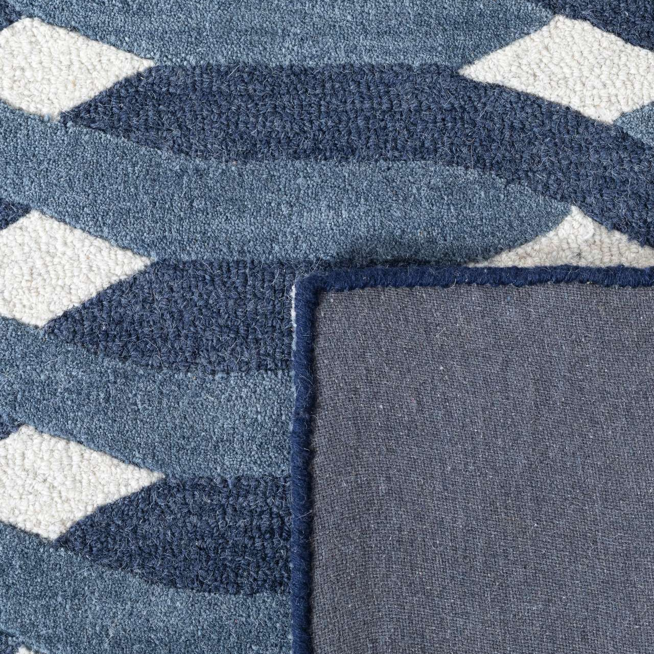 Woodcliff Hand-Tufted Geometric Wool Rug, Runner 2'6" x 8'