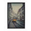 Toile flottante encadrée Trolle Car Cityscape par Erin Marie-234696721-234696733