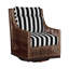 Fauteuil pivotant pour l'extérieur en résine tressée Pen-N-Dura-404407768-490772324-404402113
