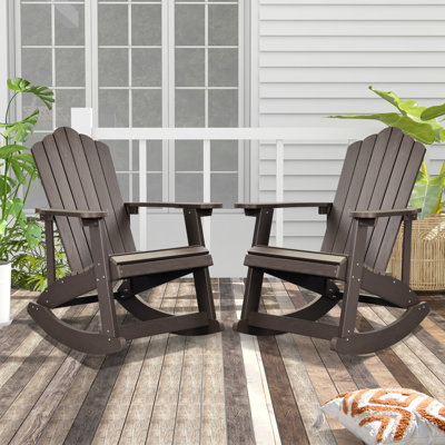 Chaise Adirondack berçante d'extérieur FCR2