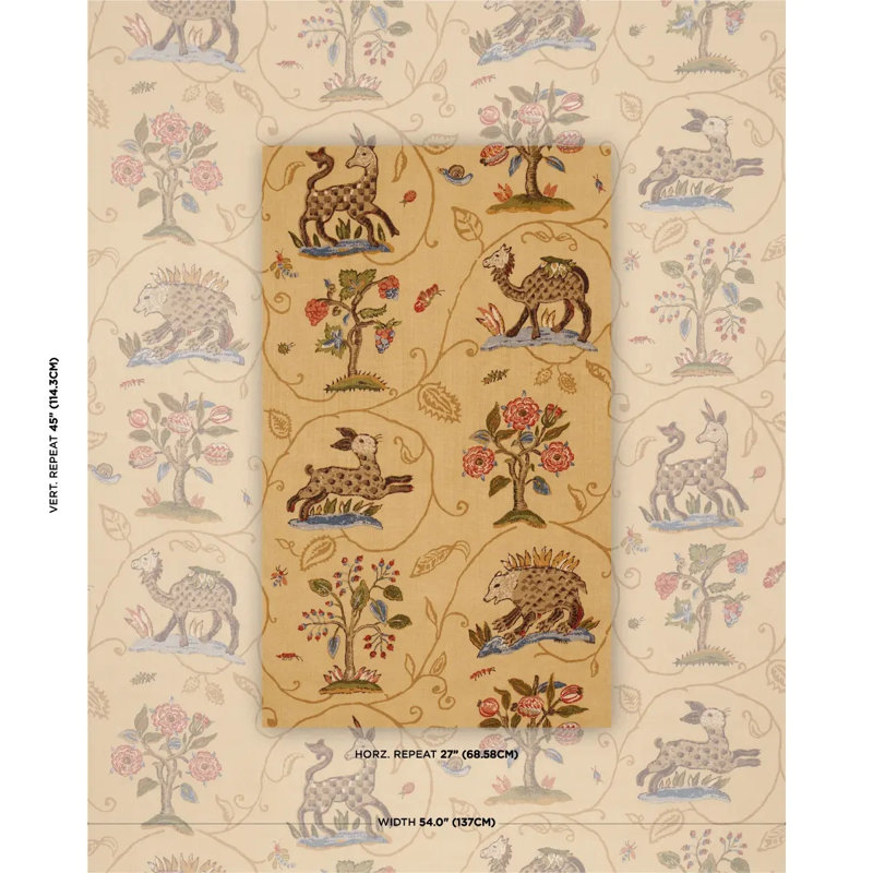 La Menagerie Fabric, Marigold
