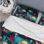Ensemble de housse de couette rose et bleu Retro Waves III-1765780540