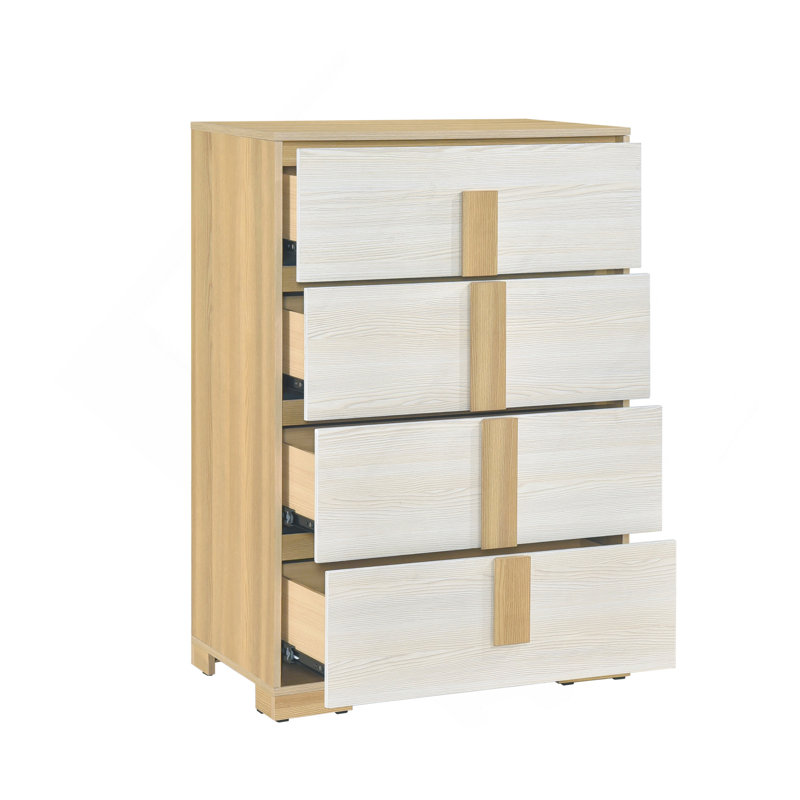 Stylish Wooden Bedroom Storage Chest With Multiple Drawers For Enhanced Organization
