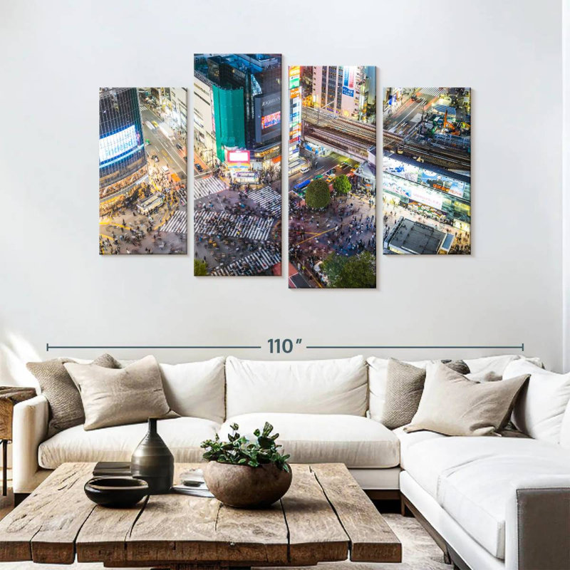 Sireci Shibuya In Tokyo, 54" H x 84" W