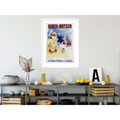Benzo-Moteur Poster by Jules Chéret -Framed Giclee Print