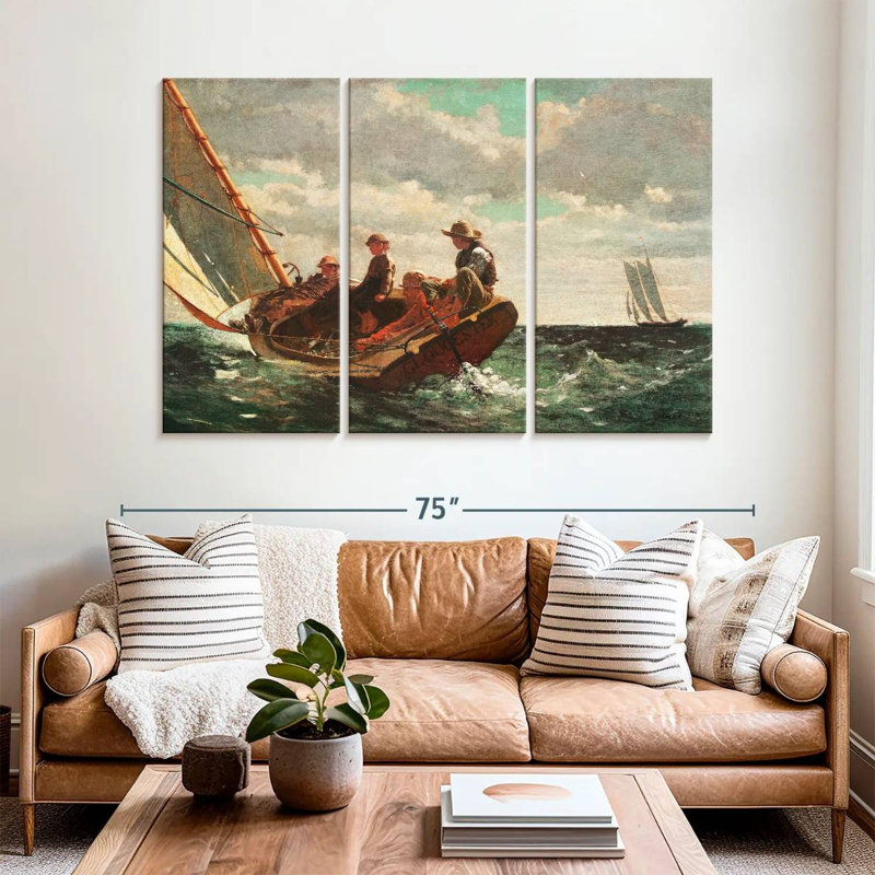 Mehar Breezing Up A Fair Wind, 42" H x 65" W