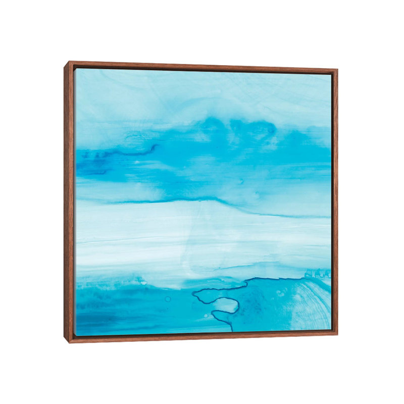 " Making Waves II " by Ethan Harper, 18" H x 18" W x 1.5" D, Classic Wood Framed, No Matte
