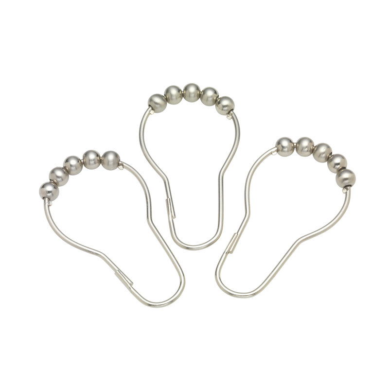 Metal Shower Curtain Hook, Orb