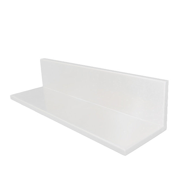 Waterblade Floating Shelf, 5.13" H x 22.63" W x 6.25" D, Matte White