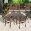 Chaise de patio avec coussin Gladding