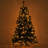 Green Artificial Pine Christmas Tree with 200 Single Coloured Lights with Stand-67202413