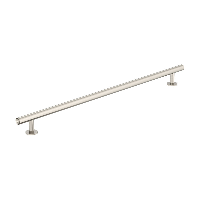 Poignée barre Radius, Nickel satiné, 12.625"