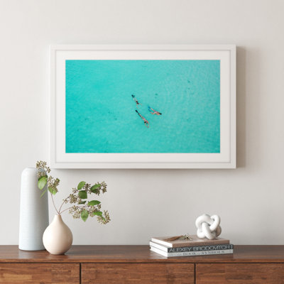 «View Caeruleum» par Hassan Ishan - reproduction d'art sur papier encadrée