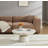 Beige Fiberglass Coffee & End Table Set, Cave-Inspired Stone Surface Crafted Via Precise Cutting And Polishing, Showcasing Natural Weathering Effect, Ideal For Living Room As A Stylish, Textured Furniture Piece For Modern Home Interiors-772803556