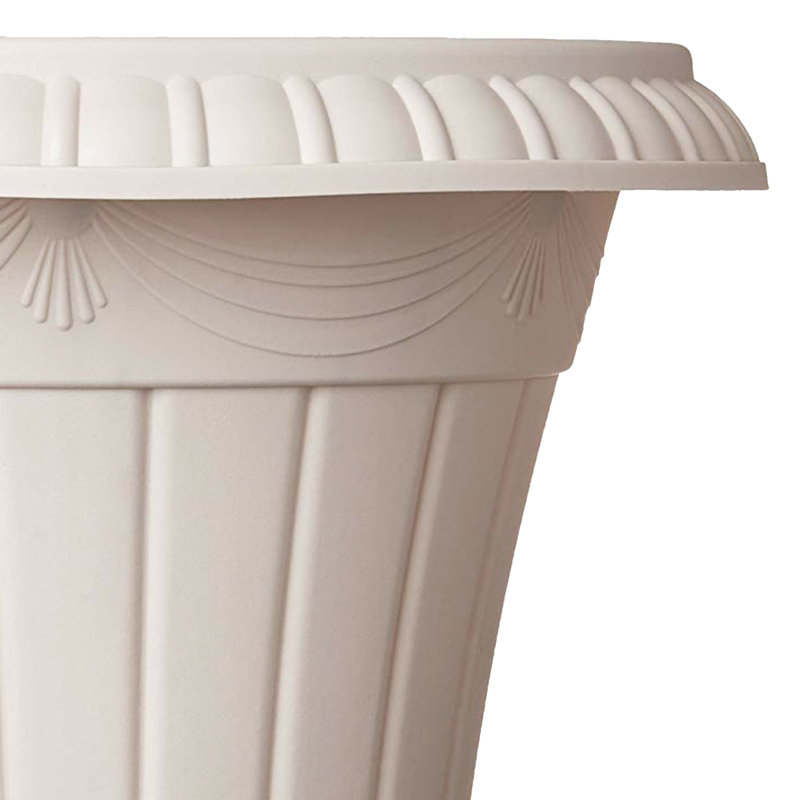 Anouk Urn Planter, 12" H x 10" W x 10" D, Taupe