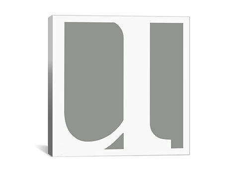 Lettres, monogrammes, & noms, H 12 po x l 12 po x P 0,75 po, u