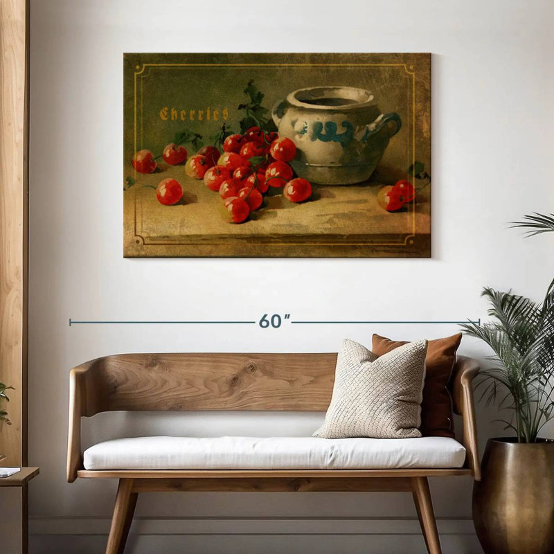 Yarlin Delicious Cherries, 30" H x 45" W