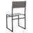Rowayda 18'' H Leather Upholstered Metal Armchair-846916027
