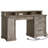 55.1" Farmhouse Executive Desk with Drawers, Computer Desk with File Cabinet and Side Bookshelf-114236115