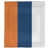 Orange / marine / blanc