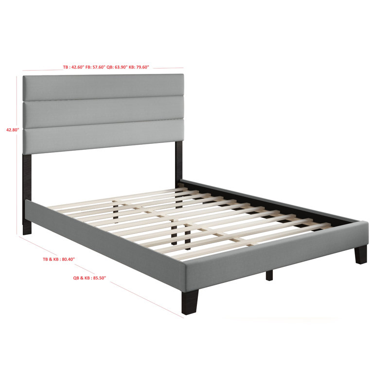 Antrone Upholstered Standard Bed, Full