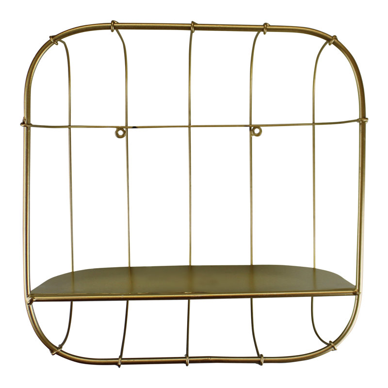 Ordway Square Metal Accent Shelf