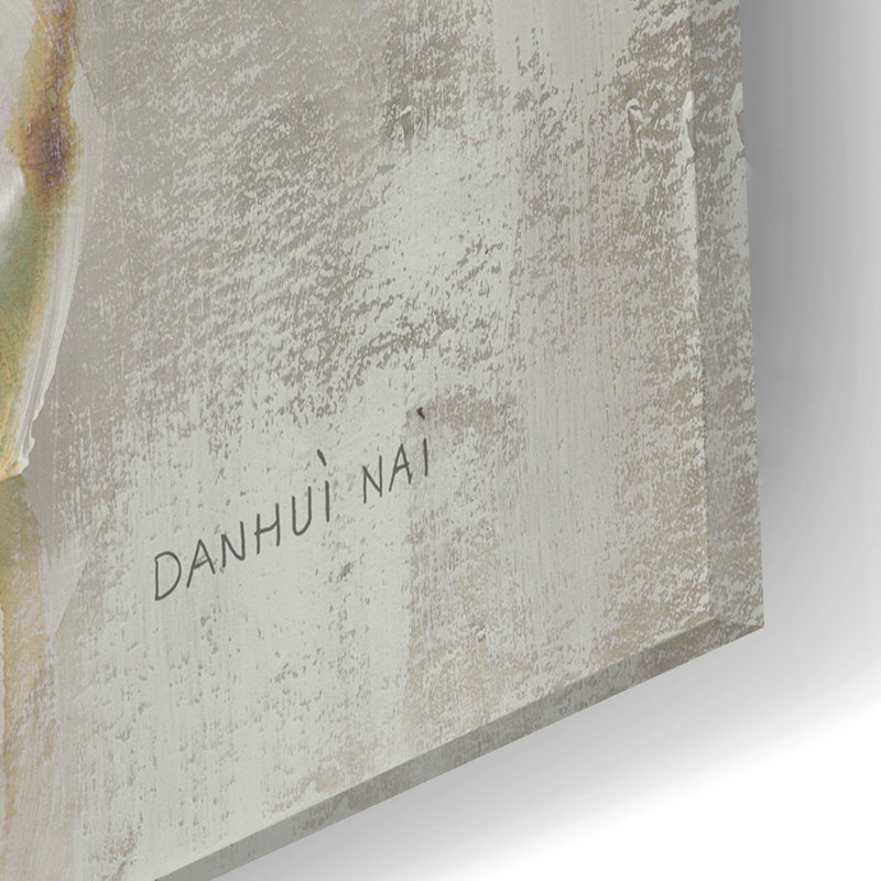 Art mural en verre «Blush Bouquet Neutral» par Danhui Nai, H 12 po x l 12 po x P 0,13 po