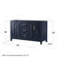 Daria 59'' W Double Bathroom Vanity Base-891224328