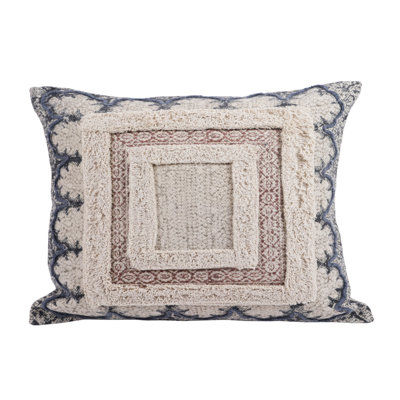 Coburn Indoor / Outdoor Geometric Backrest Pillow Cover
