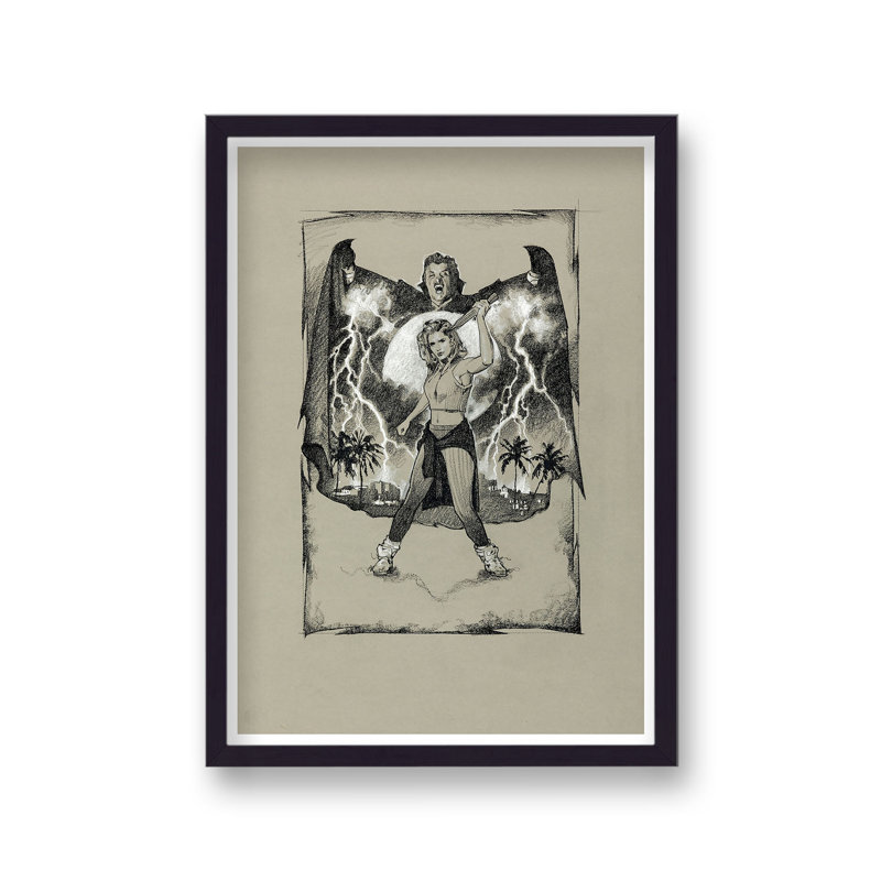 Buffy The Vampire Slayer Reimagined Movie Poster - Single Picture Frame Print