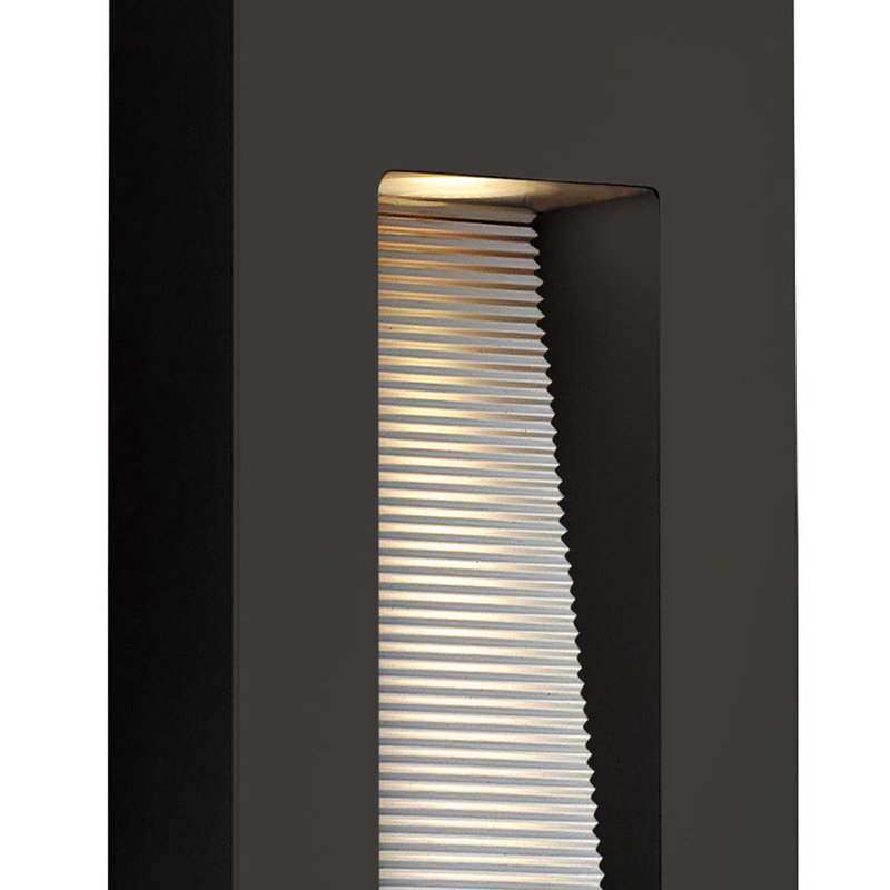Luna 2-Light Outdoor Flush Mount Ceiling Light, Halogène GU10, Noir satiné, Moyen