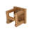 Stilijan Solid Wood Top End Table
