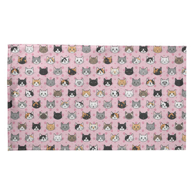 Serviette à thé à motif chat kitty