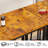 5-Piece Rustic Bar Table Set With 4 Stools - Space-Saving Kitchen Pub Table For Breakfast Nook, Apartment, Bar