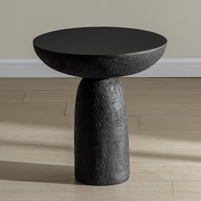 Pedestal Cylinder Side Table