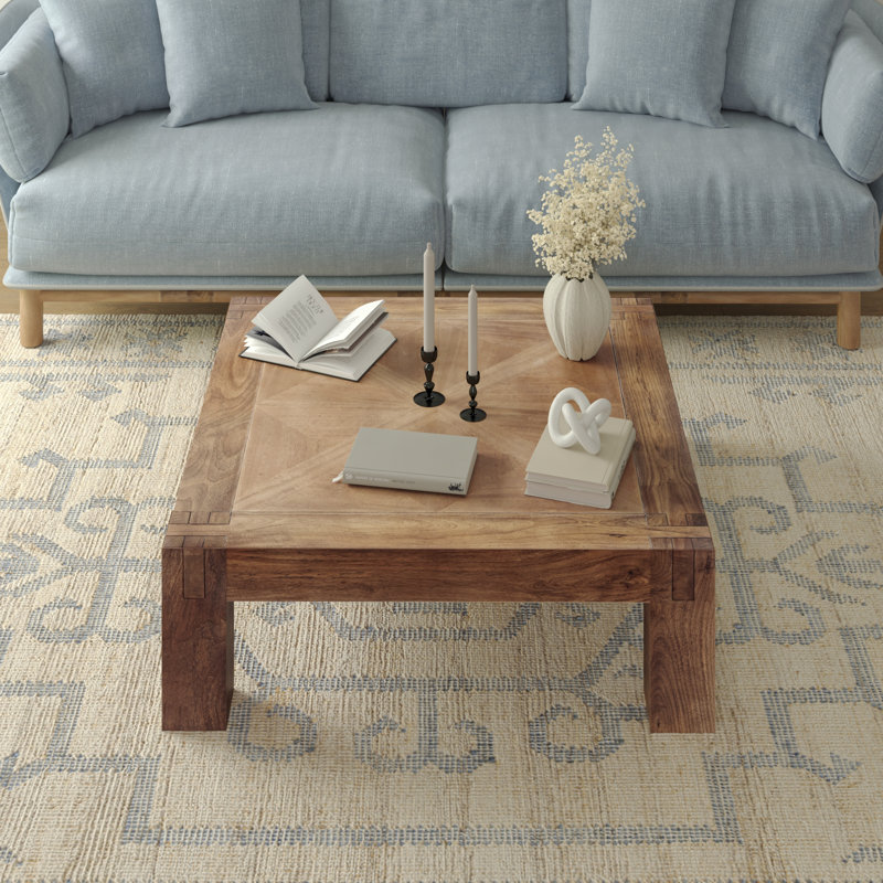 Contemporary Solid Wood Handmade Coffee Table