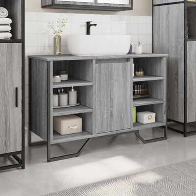 9-5 Bathroom Sink Cabinet 91x35x60 cm Engineered Wood
